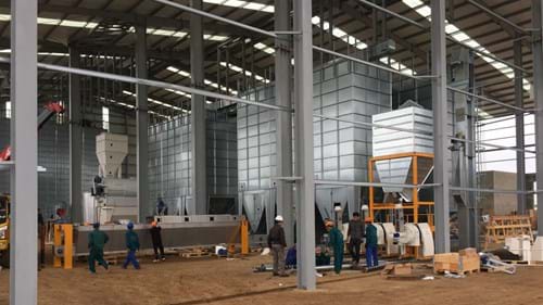 Feed mill for TH Group Vietnam. Milling project
