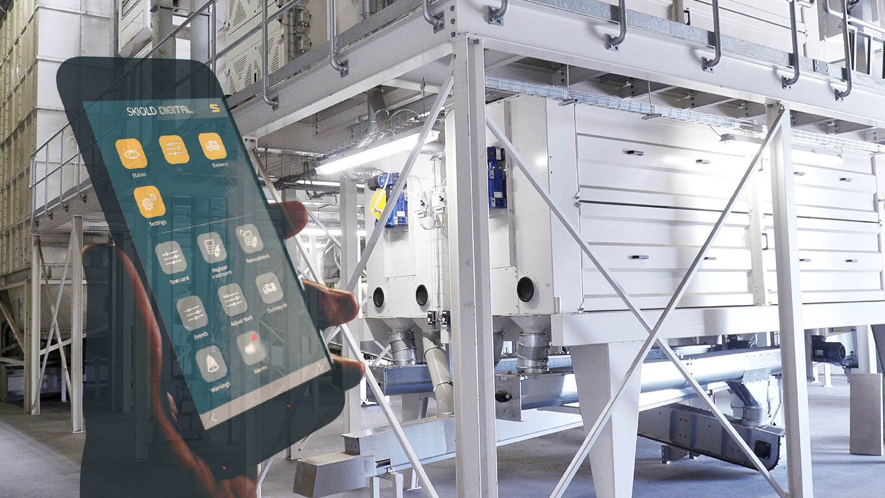 Control and automation of grain and seed processing plants | SKIOLD